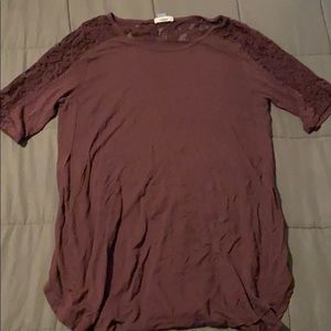 Burgundy dress shirt